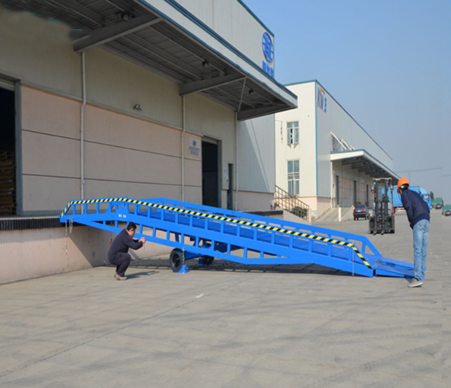 宁化移动式登车桥应用